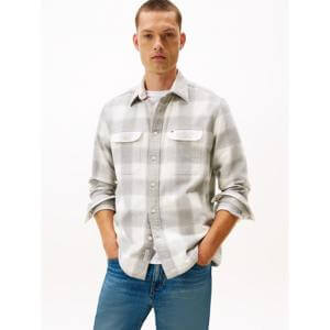 Tommy Hilfiger Relaxed Fit Check Flannel Overshirt